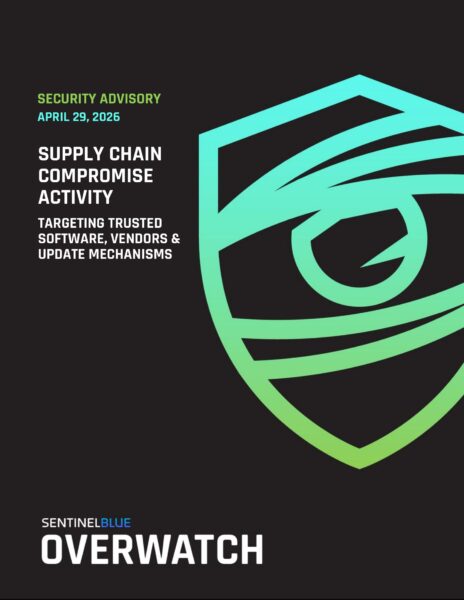 April Sentinel Blue Intelligence Briefs