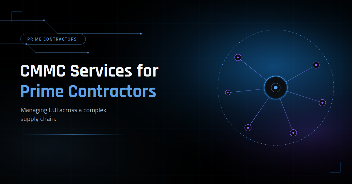 CMMC Services for Prime Contractors