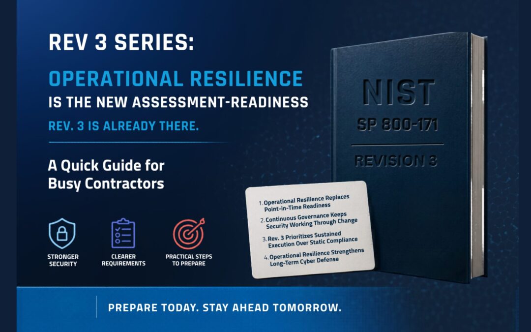 Operational Resilience Is the New Assessment-Readiness. Rev. 3 is Already There.