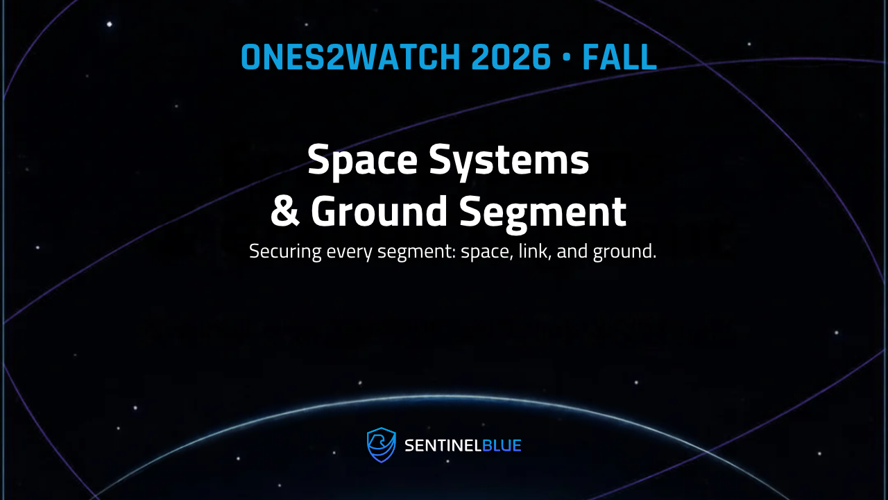 Sentinel Blue #Ones2Watch Fall 2026 campaign graphic